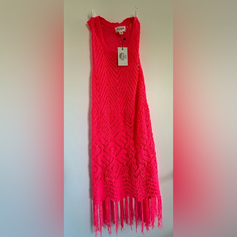 Allison New York beach cover up. Large. Brand new. Never worn. Price: $50.